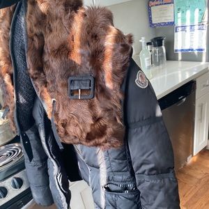 Moncler Womens Jacket w/ fur neck
